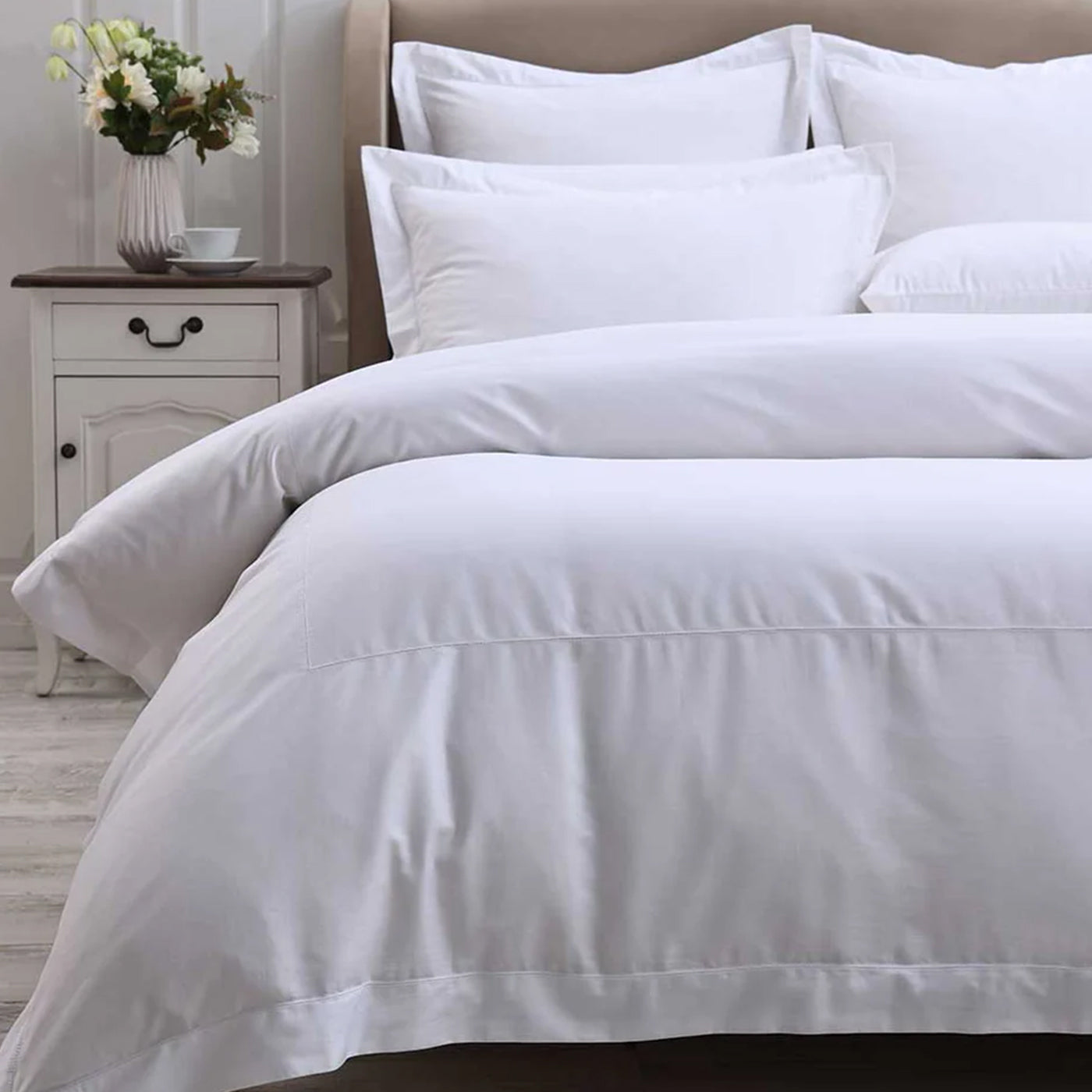 Heirloom Picot Stitch Duvet Cover Set