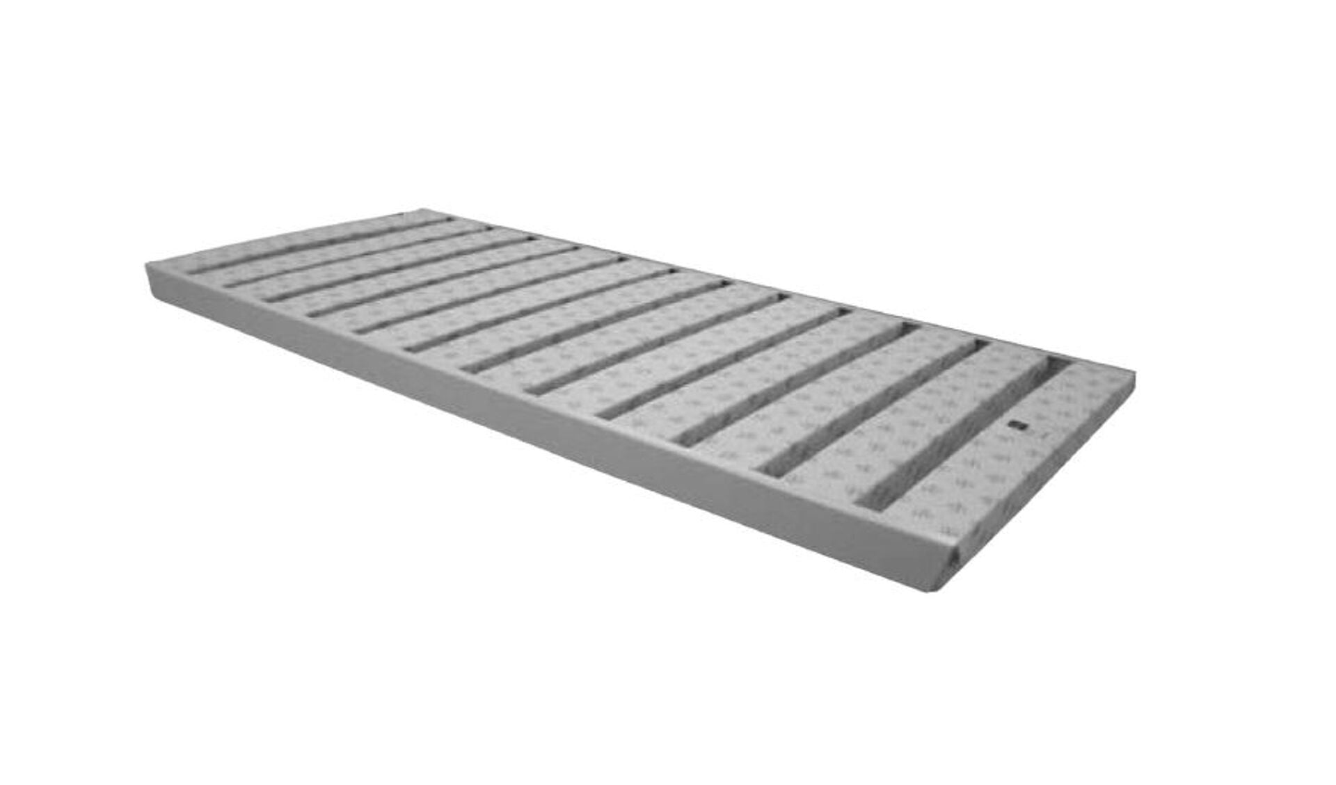 Treca miniflex bed base on a white background