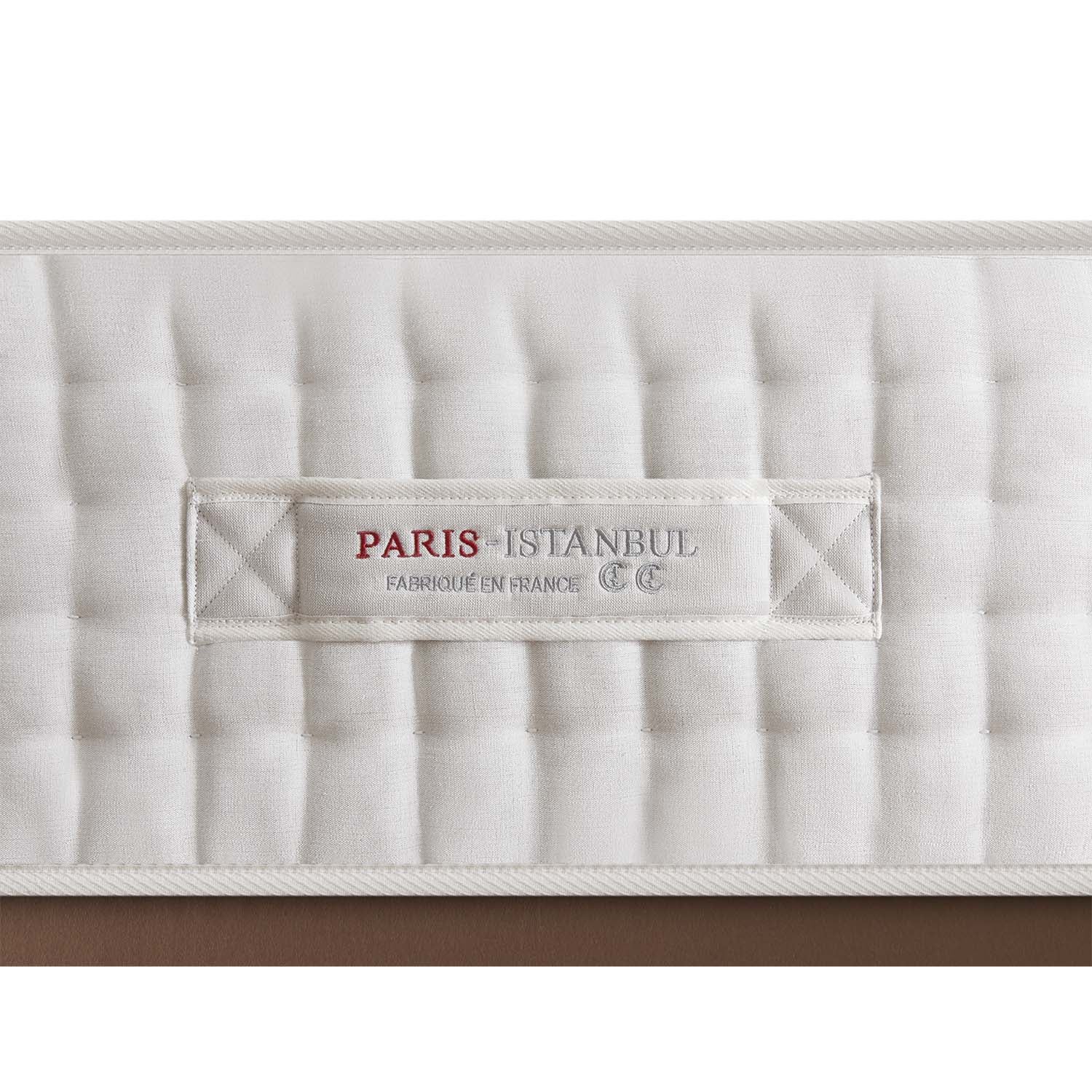 close up of a Treca Paris Istanbul mattress on a white background